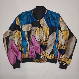 PICASSO BOMBER JACKET * SIZE MEDIUM